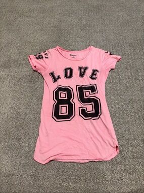 On Fire Pink LOVE 85 Graphic Tee